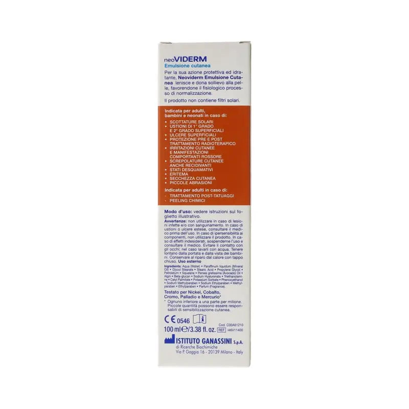 Rilastil Neoviderm Emulsione Lenitiva Ustioni 100 ml