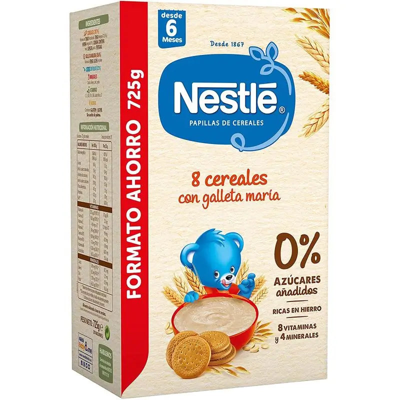 Nestlé Papilla 8 Cereals with Maria Cookie,725 g