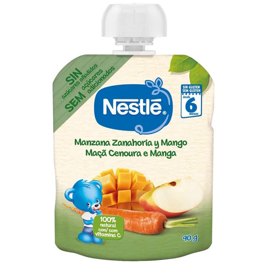 Bustina di mela, carota e mango Nestlé, 90 g