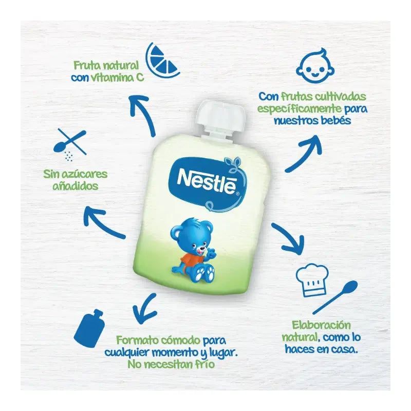 Bustina di banana e mela Nestlé, 4X90g