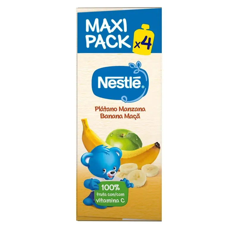Bustina di banana e mela Nestlé, 4X90g