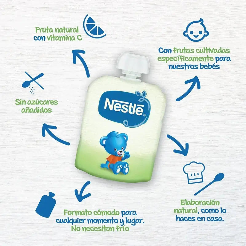 Bustina di banana e mela Nestlé, 4X90g