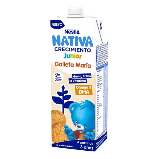 Nestlé Nativa Biscotto per la crescita 3 anni, 1L