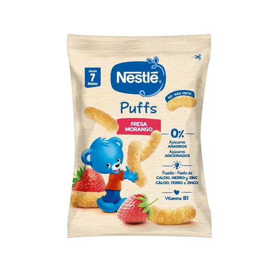 Nestlé Spuntino sano Happy Puffs Mais alla fragola, 28g