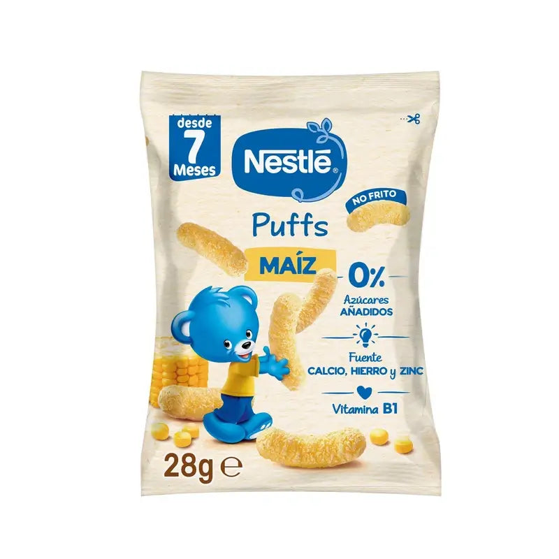 Nestlé Spuntino sano Happy Puffs Mais naturale , 28g