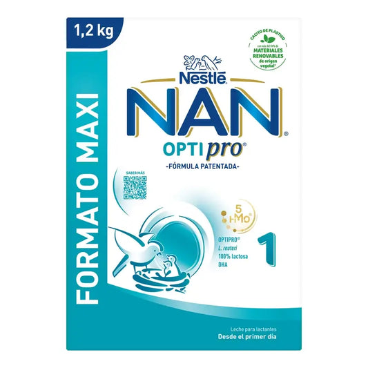 Nestlé Nan Optipro 1 Latte di avviamento, 1200 g