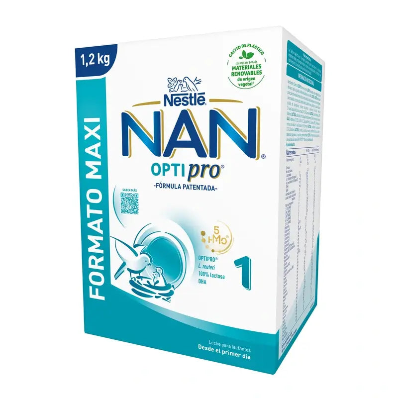 Nestlé Nan Optipro 1 Latte di avviamento, 1200 g