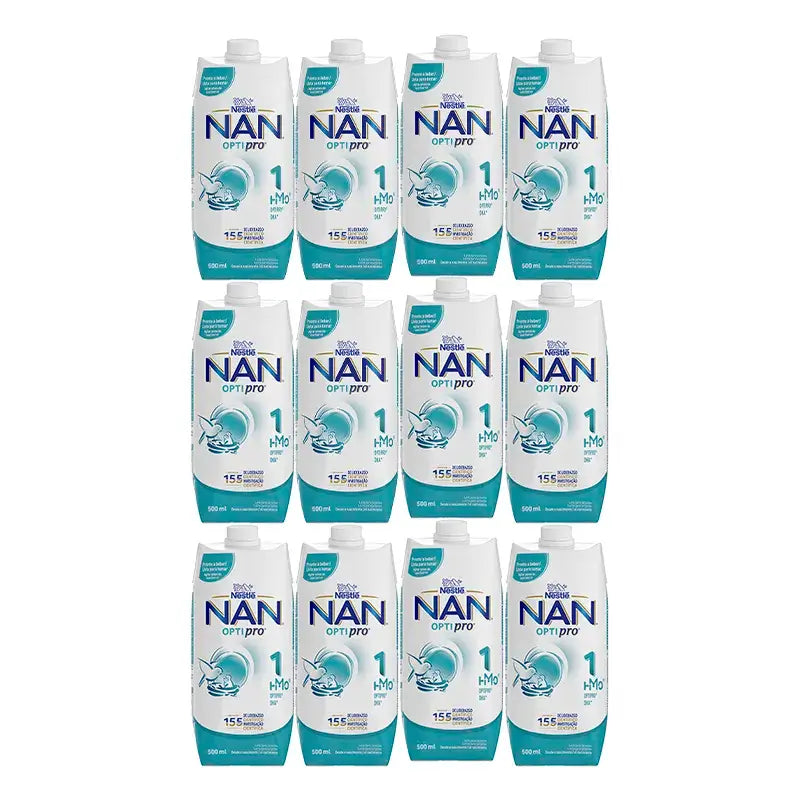 Nestlé Nan Optipro 1 Liquido, 12X500 ml