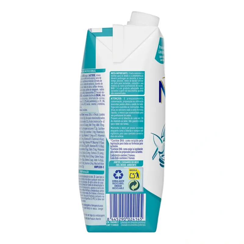 Nestlé Nan Optipro 1 Liquido, 500 ml