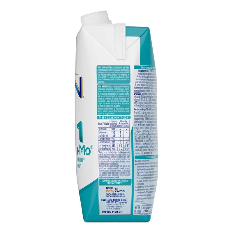 Nestlé Nan Optipro 1 Liquido, 500 ml