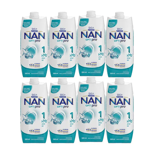 Nestlé Nan Optipro 1 Liquido, 8X500 ml