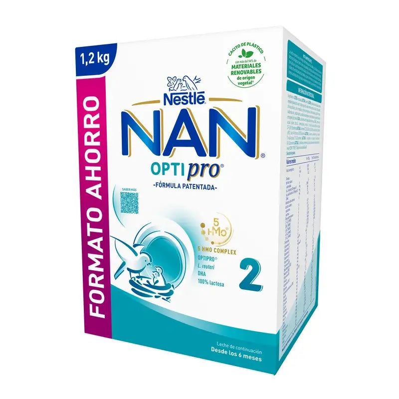 Nestlé Nan Optipro 2 Latte artificiale, 1200g