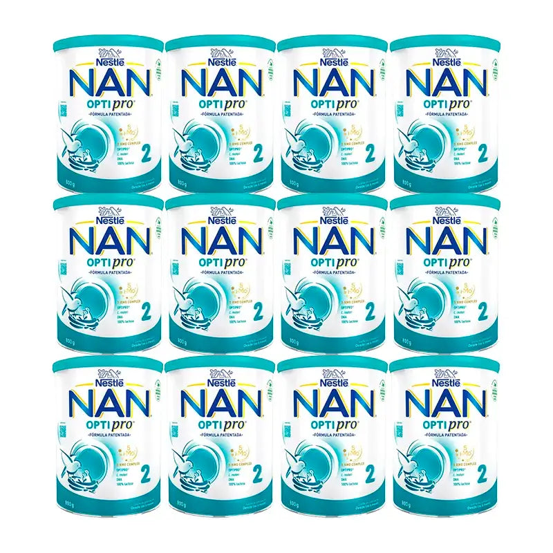 Nestlé Nan Optipro 2 Latte Formula, 12X800g