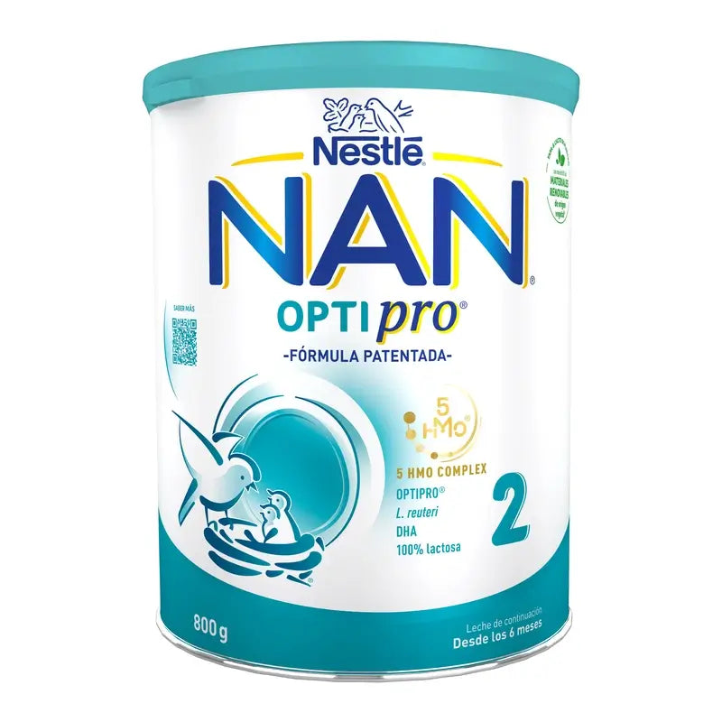 Nestlé Nan Optipro 2 Latte artificiale, 800g