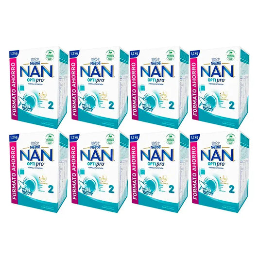 Nestlé Nan Optipro 2 Latte Formula, 8X1200 g
