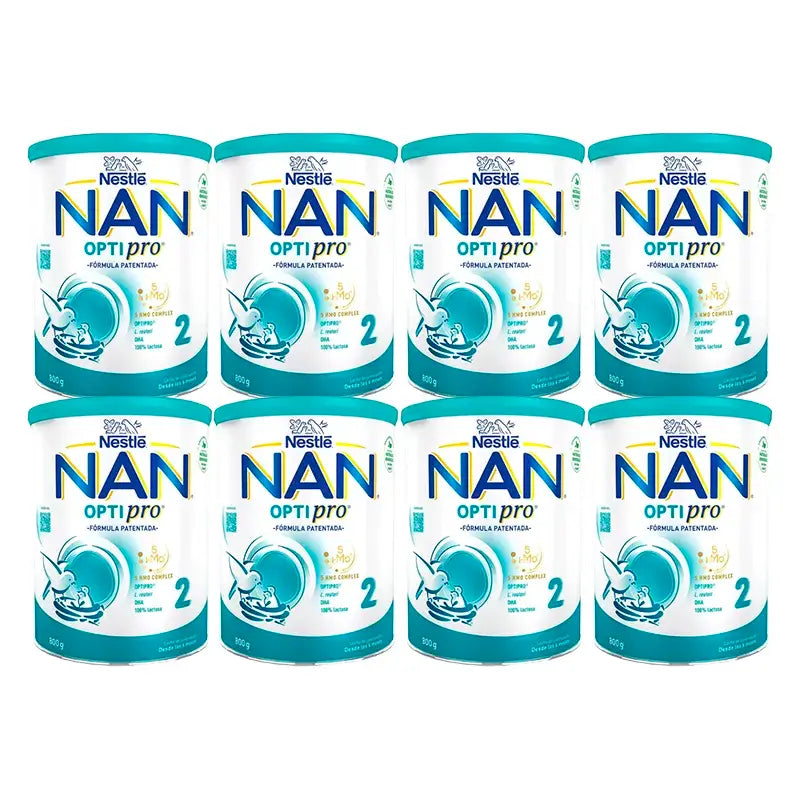 Nestlé Nan Optipro 2 Latte Formula, 8X800g