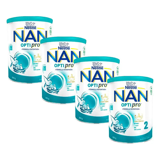 Nestlé Nan Optipro 2 Latte di proseguimento, Confezione 4X800g