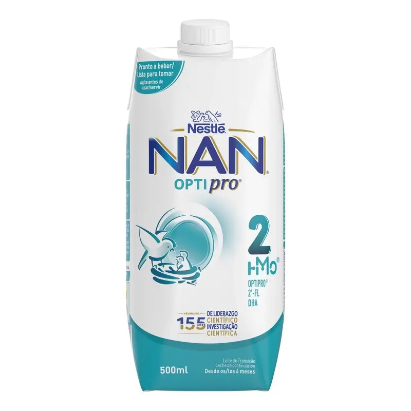 Nestlé Nan Optipro 2 Liquido, 500 ml