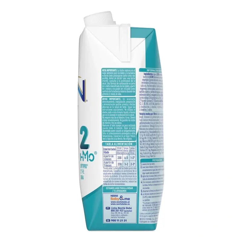 Nestlé Nan Optipro 2 Liquido, 500 ml