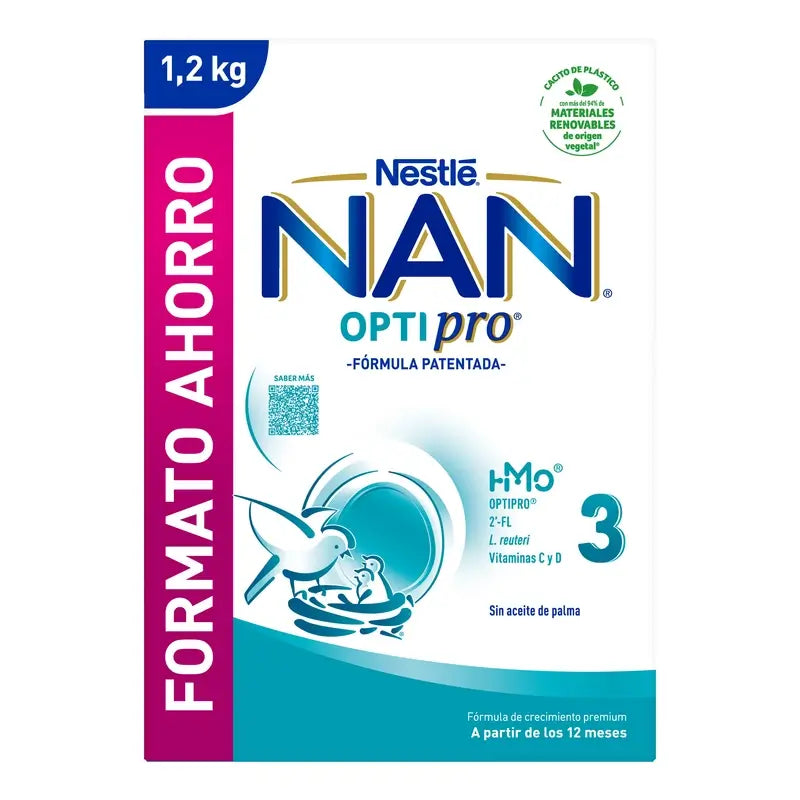 Nestlé Nan Optipro 3 Latte per la crescita, 1200g