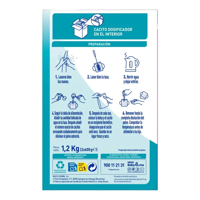 Nestlé Nan Optipro 3 Latte per la crescita, 1200g