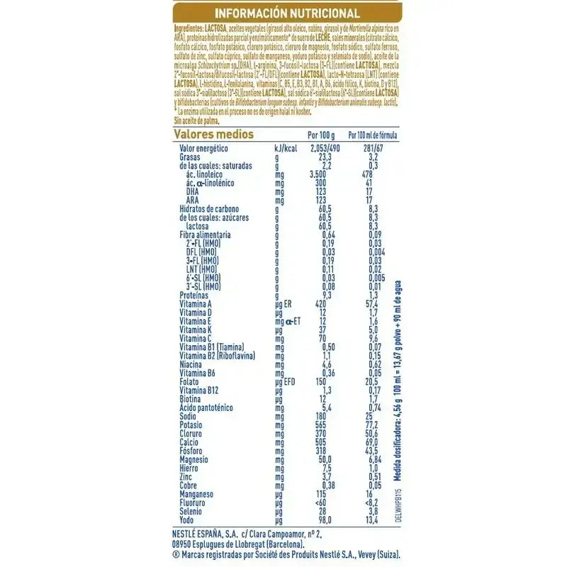 Nestlé Nan Supreme Pro 2 Formula 2, confezione da 3x800g
