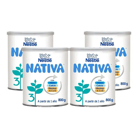 Nestlé Nativa 3, Confezione da 4 x 800 g
