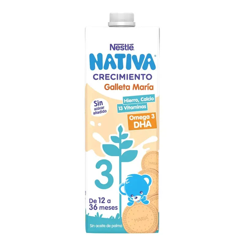 Nestlé Nativa Crescita 3 Biscotto, 1L