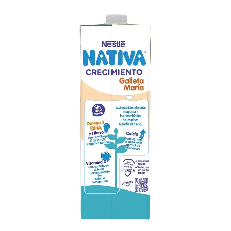 Nestlé Nativa Crescita 3 Biscotto, 1L