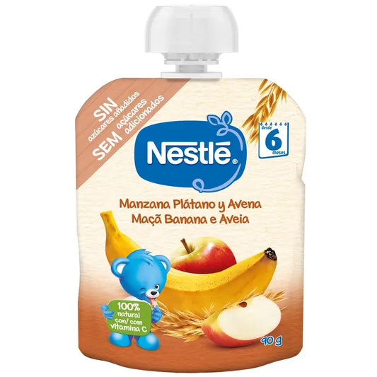 Bustina Nestlé Mela, banana e farina d'avena, 90 g