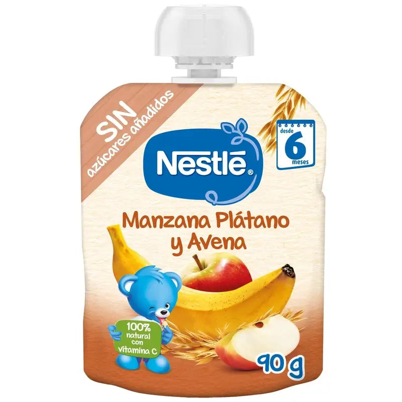 Bustina Nestlé Mela, banana e farina d'avena, 90 g