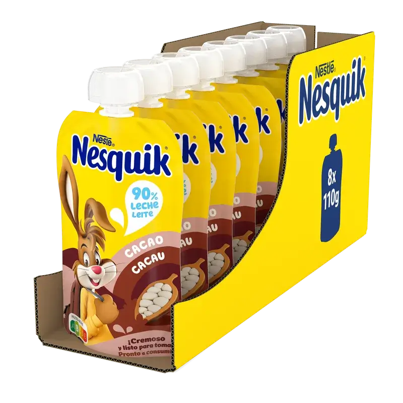 Confezione di cacao Nestlé Nesquik, 16 x 110 g