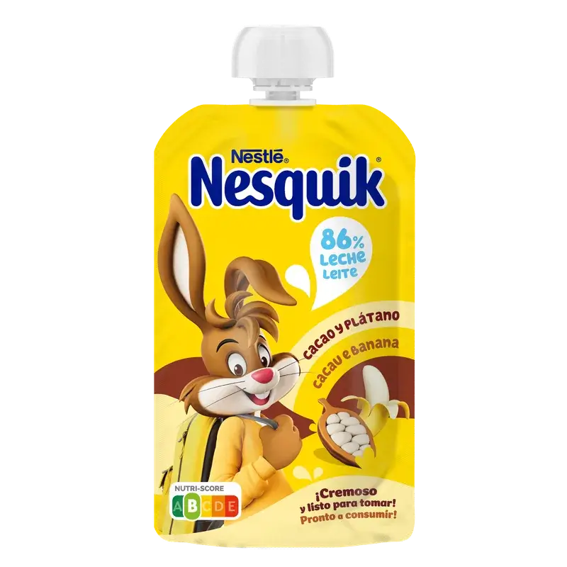 Nestlé Nesquik al cacao e banana, 8 x 110 g