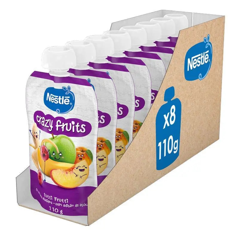 Bustina di purea Nestlé Frutti Pazzi, 110 gr x 8 unità