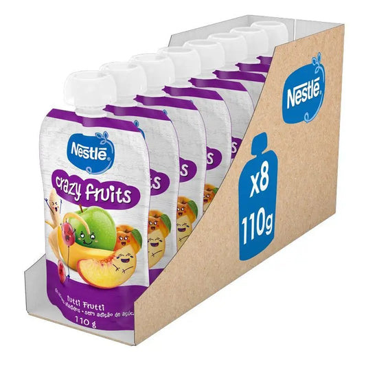Bustina di purea Nestlé Frutti Pazzi, 110 gr x 8 unità