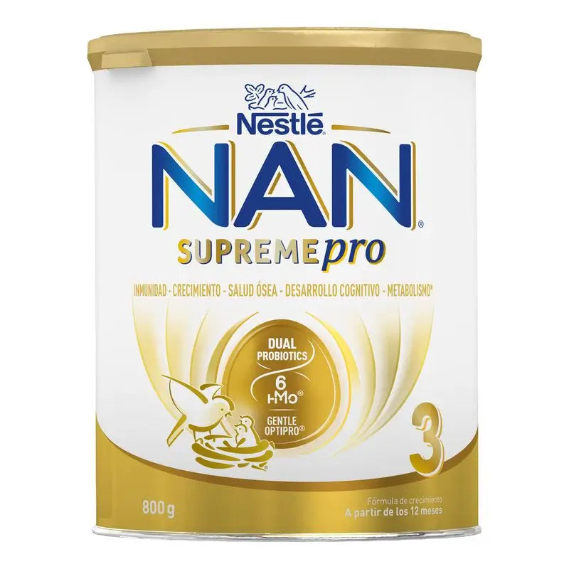 Nestlé Nan Supreme Pro 3 Latte per la crescita, 4X800 g