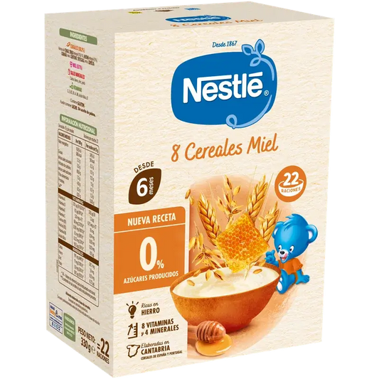 Nestlé Pappa ai 8 cereali e miele, 330 g