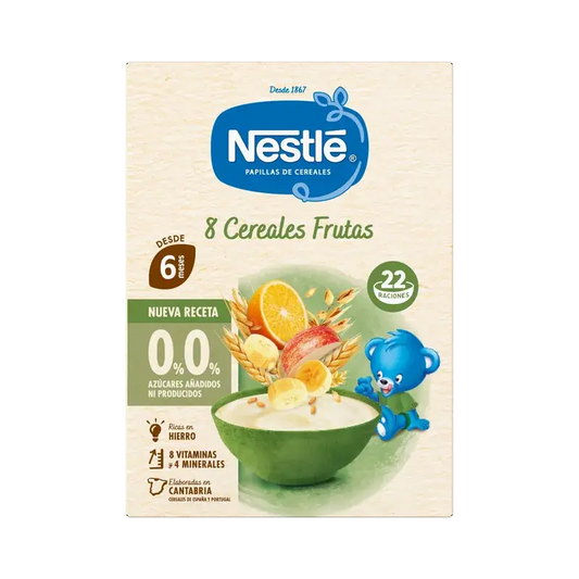 Nestlé Pappa ai 8 cereali 0% frutta, 330 g