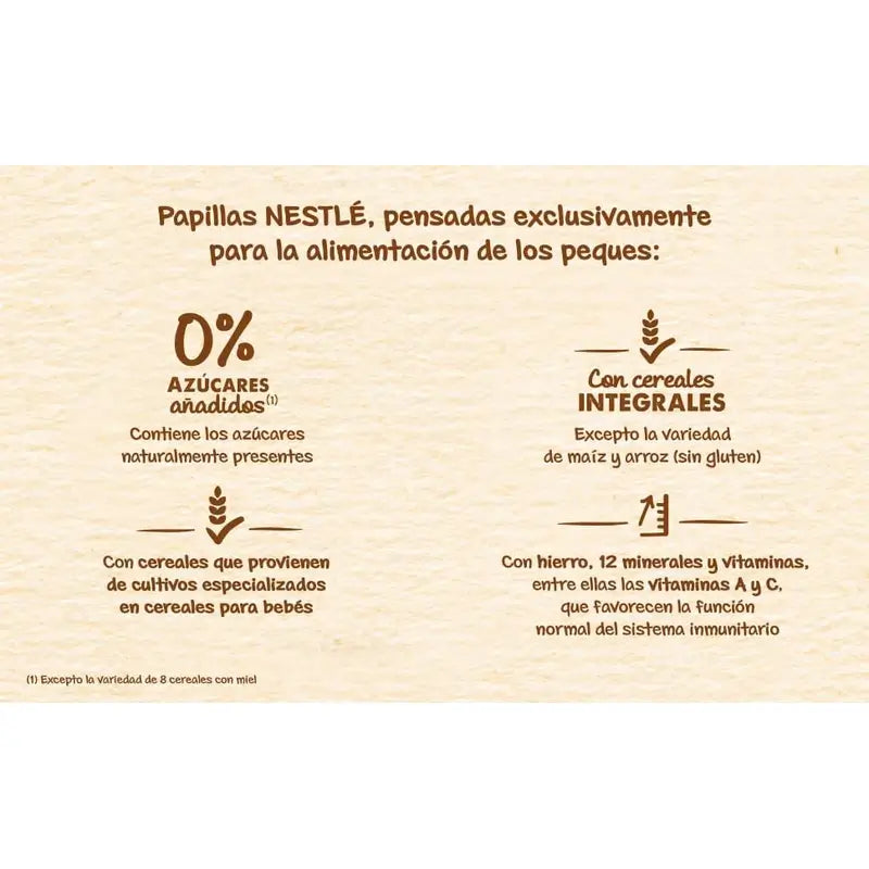 NESTLÉ Papilla 8 Cereali con Biscotti Maria 950g