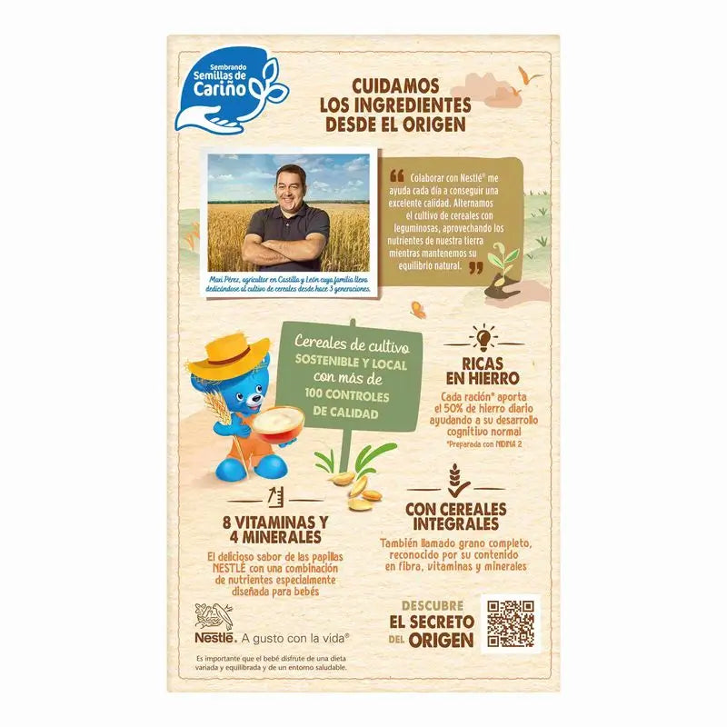 NESTLÉ Papilla 8 Cereali con miele, 950g