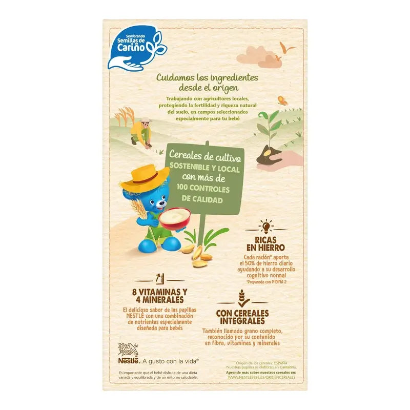 NESTLÉ Papilla 8 Cereali con miele, 950g
