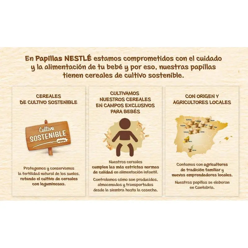 NESTLÉ Papilla 8 Cereali con miele, 950g