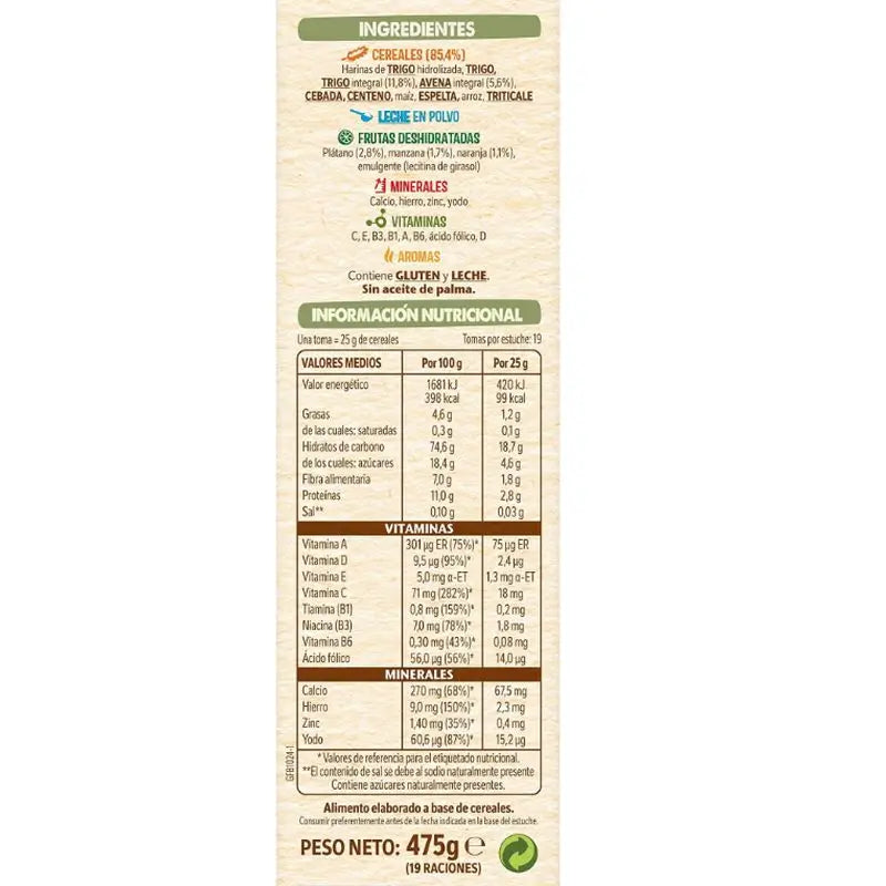 Nestlé Baby Food 8 Cereali con Frutta , 475g
