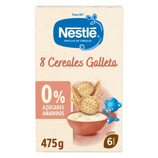 Nestlé Baby Food 8 Cereali con Maria Cookie , 475g