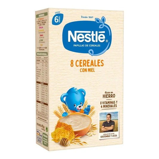 Nestlé Baby Food 8 Cereali con miele , 475g