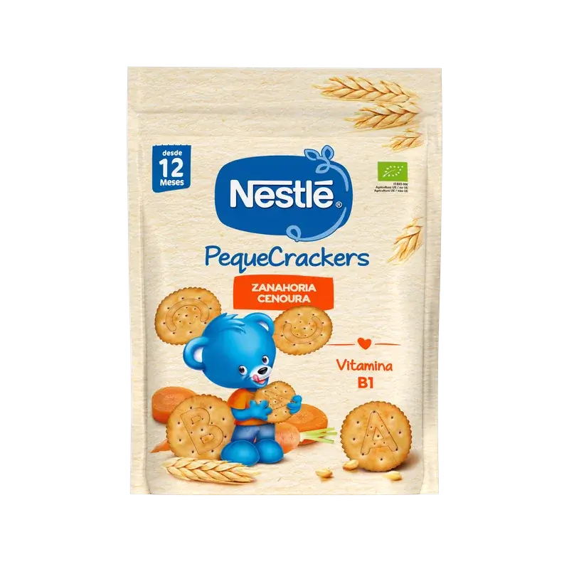 Nestlé PequeCrackers alla carota, 100 g