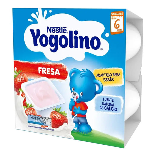 Nestlé Yogolino Fragola, 4X100 g