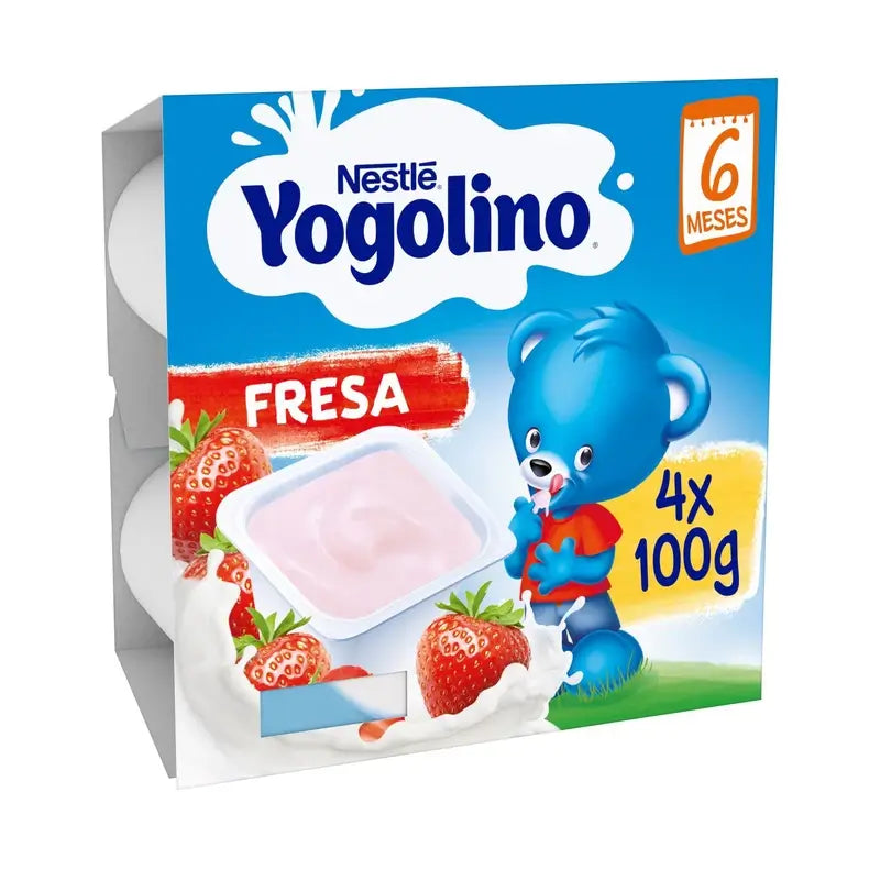 Nestlé Yogolino Fragola, 4X100 g