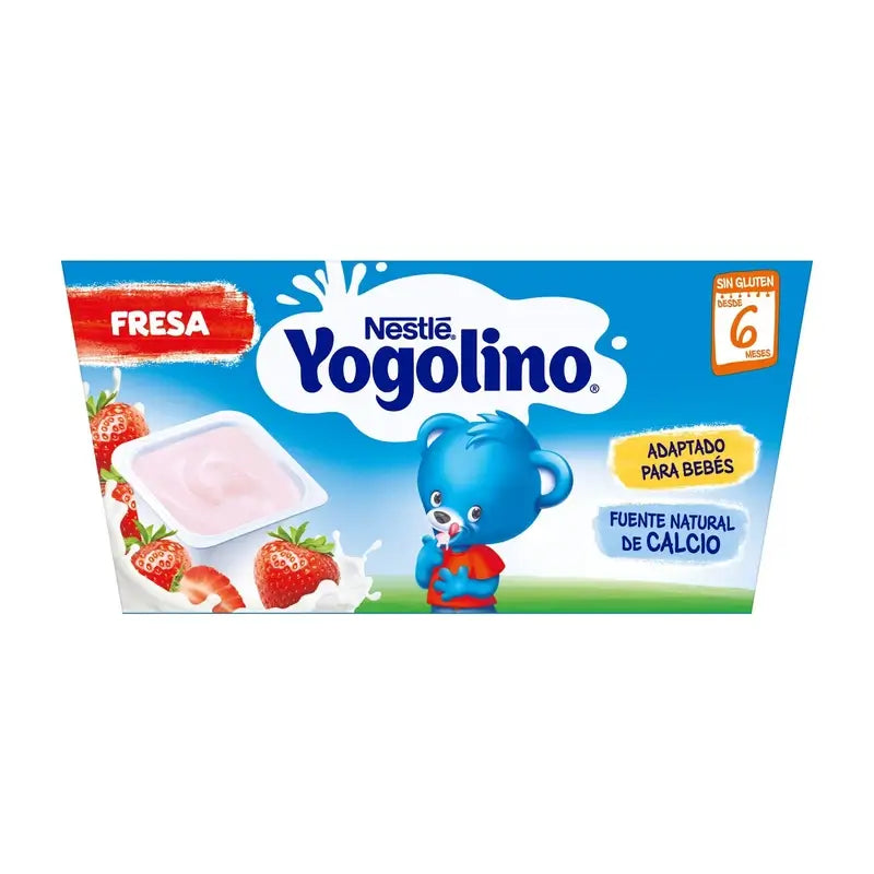Nestlé Yogolino Fragola, 4X100 g