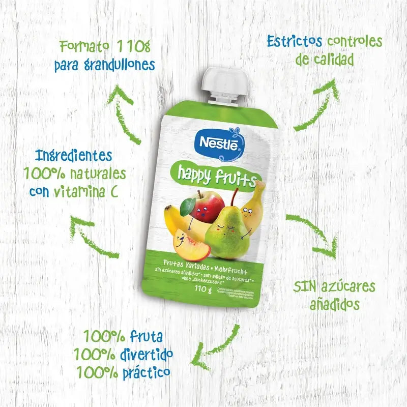 Nestlé Puré Happy Fruits Bustina, 110 g